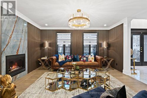 1540 Mississauga Road, Mississauga, ON - Indoor With Fireplace