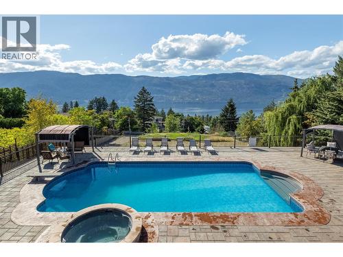 1727 Davidson Road, Lake Country, BC - Outdoor With In Ground Pool With View