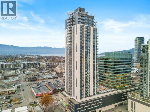 With groceries & shopping steps from the door, this place is perfect for those who prefer to leave the car at home - 1488 Bertram Street Unit# 1709, Kelowna, BC - Outdoor With View
