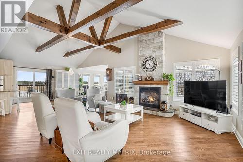 3139 Birchgrove Road, Ottawa, ON - Indoor Photo Showing Living Room With Fireplace