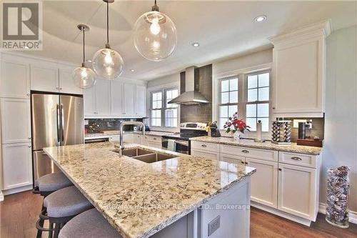 208 Pine Cove Road, Burlington, ON - Indoor Photo Showing Kitchen With Stainless Steel Kitchen With Double Sink With Upgraded Kitchen
