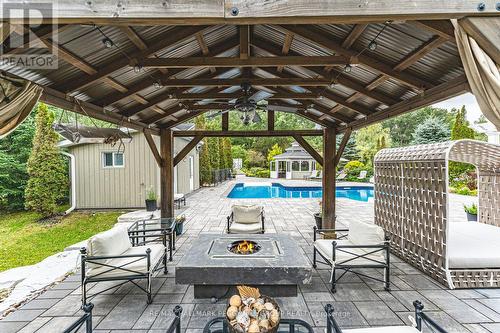 2 Mills Circle, Springwater, ON - Outdoor With In Ground Pool With Deck Patio Veranda