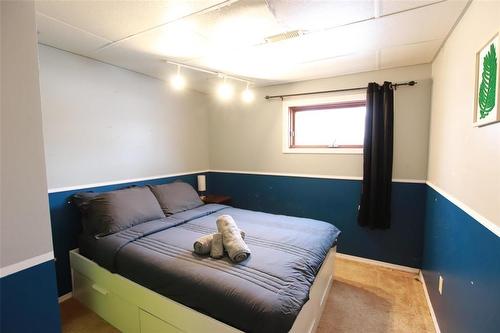 Basement Bdrm #4 - 77 Guymer Crescent, The Pas, MB - Indoor Photo Showing Bedroom