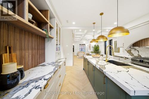 74 Langford Avenue, Toronto, ON - Indoor Photo Showing Kitchen With Upgraded Kitchen