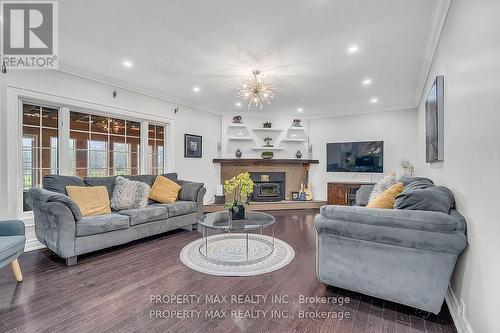 6600 - 6600&6680 Best Road, Clarington, ON - Indoor Photo Showing Living Room With Fireplace