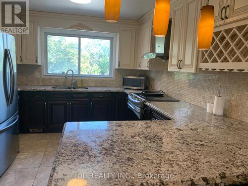 135 Corinthian Boulevard, Toronto, ON - Indoor Photo Showing Kitchen With Stainless Steel Kitchen With Double Sink With Upgraded Kitchen