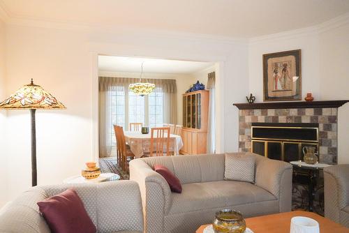 Living room - 1205 Av. De Louisbourg, Bécancour, QC - Indoor Photo Showing Living Room With Fireplace