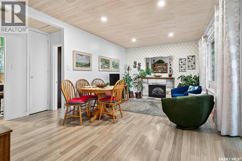 1005 Vaughan Street, Moose Jaw, SK - Indoor With Fireplace