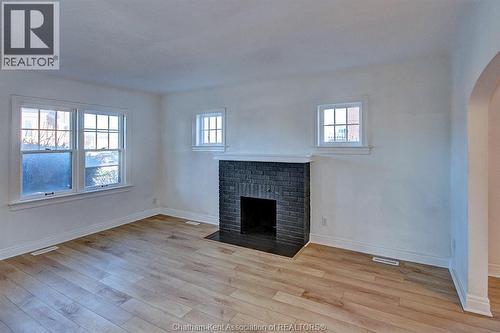 16 Cross Street, Chatham, ON - Indoor Photo Showing Other Room With Fireplace