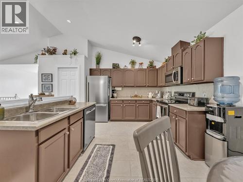 2 Normandy Avenue, Kingsville, ON - Indoor Photo Showing Kitchen With Double Sink