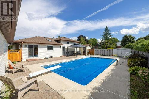 38 Thorncliffe Drive, Belleville (Belleville Ward), ON - Outdoor With In Ground Pool With Deck Patio Veranda