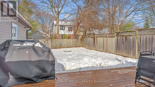 716 Cheapside Street, London East (East C), ON - Outdoor With Deck Patio Veranda