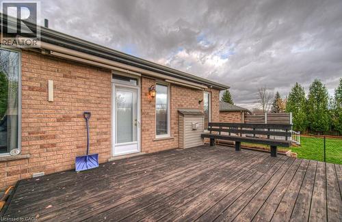 206 Dearborn Boulevard, Waterloo, ON - Outdoor With Deck Patio Veranda With Exterior