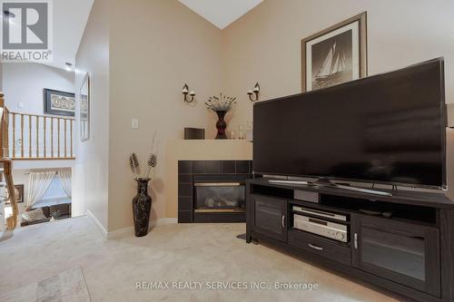 56 Pappain Crescent, Brampton, ON - Indoor With Fireplace