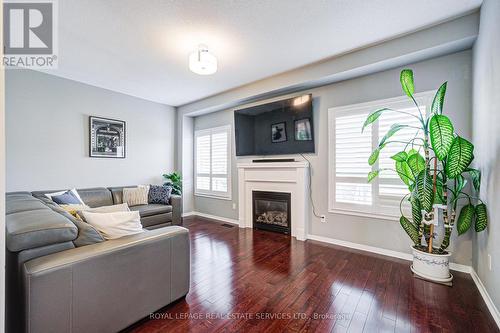 21 Duxford Street, Brampton, ON - Indoor Photo Showing Living Room With Fireplace