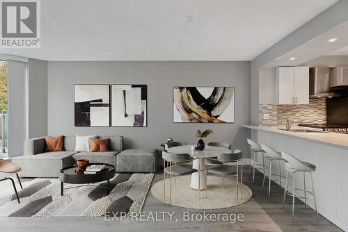 301 - 140 Dunlop Street E, Barrie, ON - Indoor Photo Showing Living Room