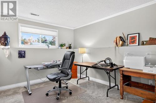 Lower area 4th bedroom with walk-in closet area - 1216 Hilliard Street, Peterborough (Northcrest Ward 5), ON - Indoor Photo Showing Office