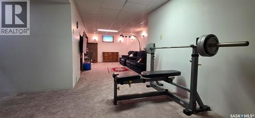 Cook Acreage, Estevan Rm No. 5, SK - Indoor Photo Showing Gym Room
