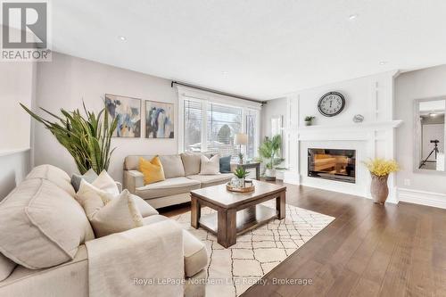 310 Surrey Drive, North Bay (Airport), ON - Indoor Photo Showing Living Room With Fireplace