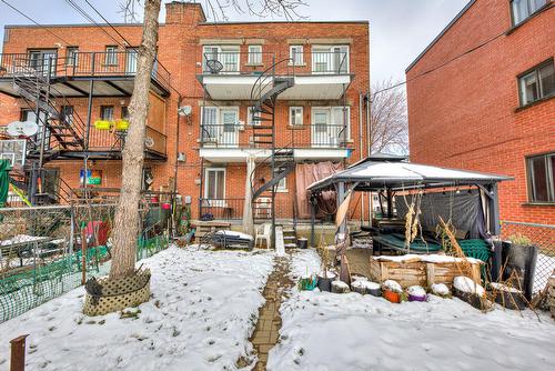 Back facade - 7750 Rue Chambord, Montréal (Villeray/Saint-Michel/Parc-Extension), QC - Outdoor With Balcony