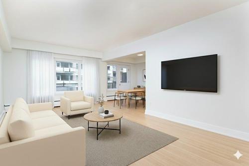Living room - 12-3510 Rue De La Montagne, Montréal (Ville-Marie), QC - Indoor Photo Showing Living Room