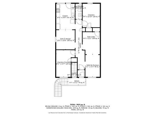 Plan (croquis) - 3426  - 3432 Rue Bercy, Montréal (Le Plateau-Mont-Royal), QC - Other