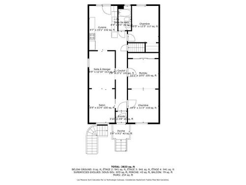 Plan (croquis) - 3426  - 3432 Rue Bercy, Montréal (Le Plateau-Mont-Royal), QC - Other