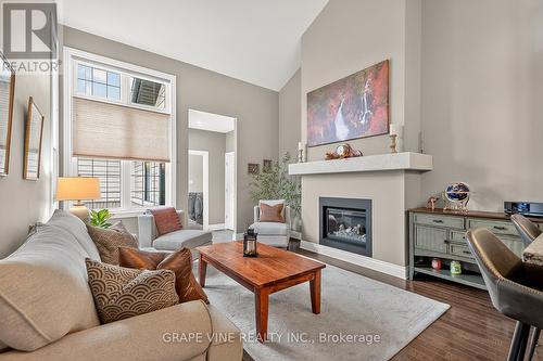 506 Chriscraft Way, Ottawa, ON - Indoor Photo Showing Living Room With Fireplace