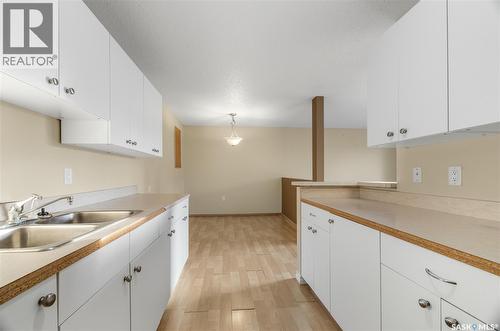 203 2931 Harding Street, Regina, SK - Indoor Photo Showing Kitchen With Double Sink