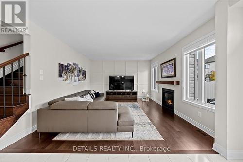 1008 Manege Street, Ottawa, ON - Indoor Photo Showing Living Room With Fireplace