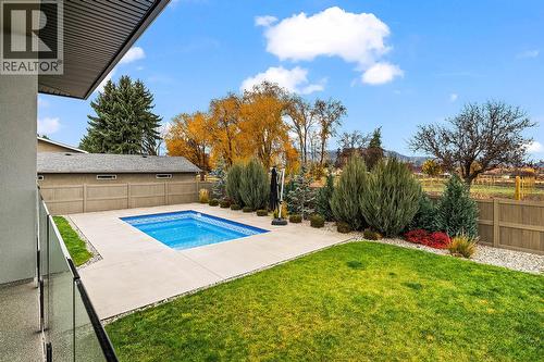 720 Turner Road, Kelowna, BC - Outdoor With In Ground Pool With Backyard