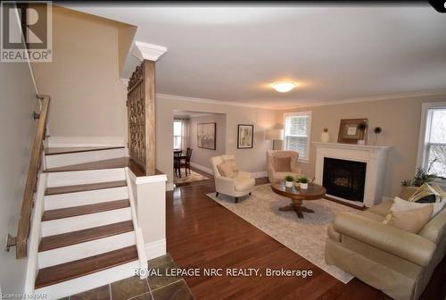 Front - 79 Johnson Street, Niagara-On-The-Lake (Town), ON - Indoor Photo Showing Living Room With Fireplace