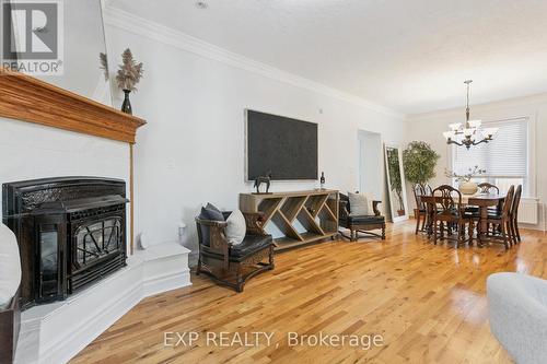 132 Queen Street W, Cambridge, ON - Indoor Photo Showing Living Room With Fireplace
