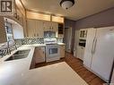 237 Perkins Street, Estevan, SK  - Indoor Photo Showing Kitchen With Double Sink 