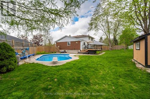 38 Clearview Court, Peterborough (Monaghan Ward 2), ON - Outdoor With In Ground Pool With Deck Patio Veranda With Backyard
