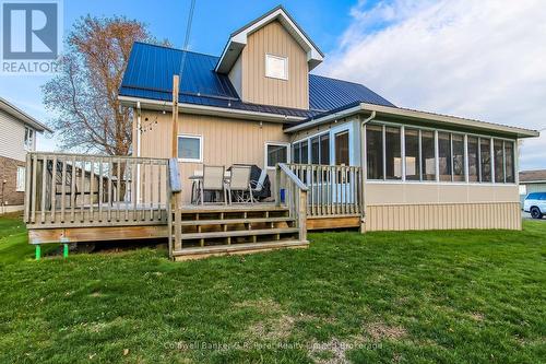 Rear view. - 1 Duncan Street, Norfolk (Turkey Point), ON - Outdoor With Deck Patio Veranda