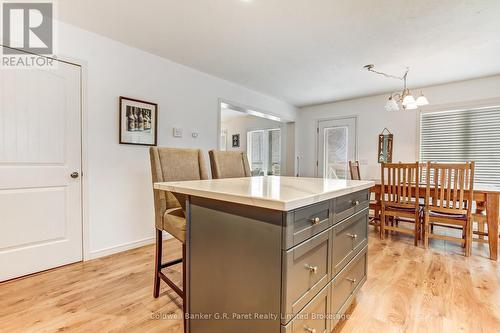 Eat in kitchen with center island. - 1 Duncan Street, Norfolk (Turkey Point), ON - Indoor Photo Showing Other Room