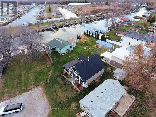 Aerial marina view. - 1 Duncan Street, Norfolk (Turkey Point), ON - Outdoor With View