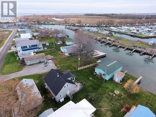 Aerial marina view. - 1 Duncan Street, Norfolk (Turkey Point), ON - Outdoor With Body Of Water With View