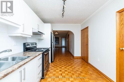 Main - 448 Salem Avenue N, Toronto, ON - Indoor Photo Showing Kitchen With Double Sink