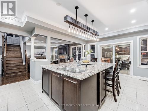 66 Rideout Street, Ajax, ON - Indoor Photo Showing Kitchen With Double Sink
