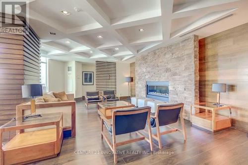 610 - 1215 Bayly Street, Pickering, ON - Indoor With Fireplace