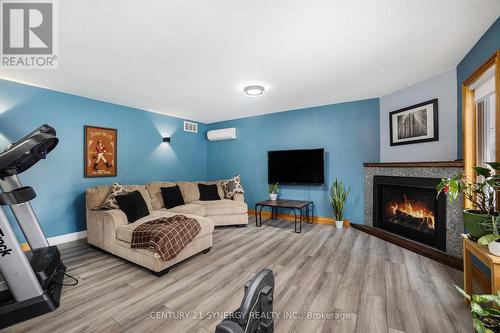 13 Lombard Street, Smiths Falls, ON - Indoor Photo Showing Living Room With Fireplace