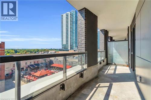 55 Duke Street Unit# 322, Kitchener, ON - Outdoor With Balcony