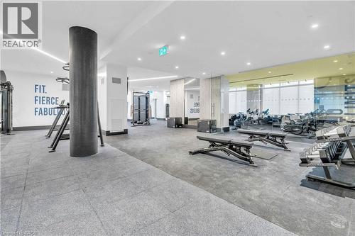 55 Duke Street Unit# 322, Kitchener, ON - Indoor Photo Showing Gym Room