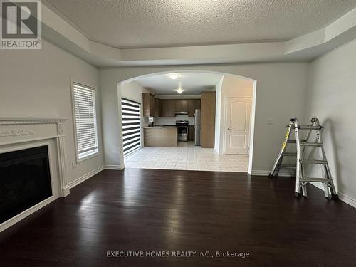 21 Elmcrest Drive, Brampton, ON - Indoor Photo Showing Living Room With Fireplace