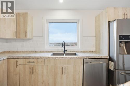 Montrose Acreage, Montrose Rm No. 315, SK - Indoor Photo Showing Kitchen With Double Sink