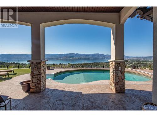 716 Kuipers Crescent, Kelowna, BC - Outdoor With In Ground Pool With View