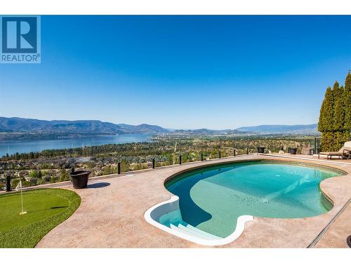 716 Kuipers Crescent, Kelowna, BC - Outdoor With In Ground Pool With View
