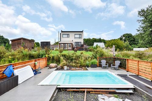 Piscine - 42 Mtée De La Pointe-Aux-Sables, Cap-Santé, QC - Outdoor With In Ground Pool With Backyard